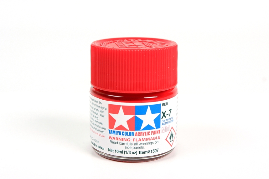 Tamiya Acrylic Mini X-7 Red Gloss