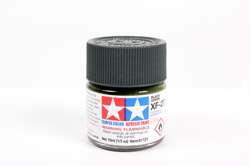 Tamiya Acrylic Mini Xf-27 Black Green
