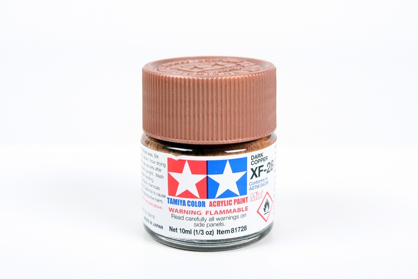 Tamiya Acrylic Mini Xf-28 Dark Copper