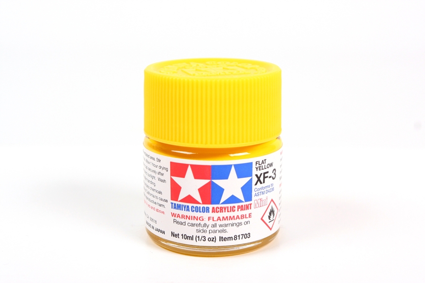 Tamiya Acrylic Mini Xf-3 Flat Yellow