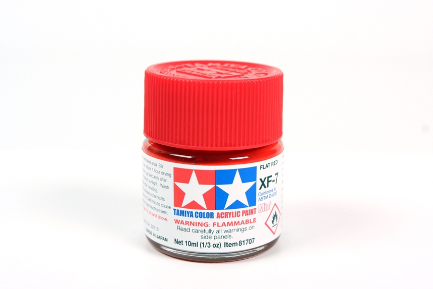 Tamiya Acrylic Mini Xf-7 Flat Red
