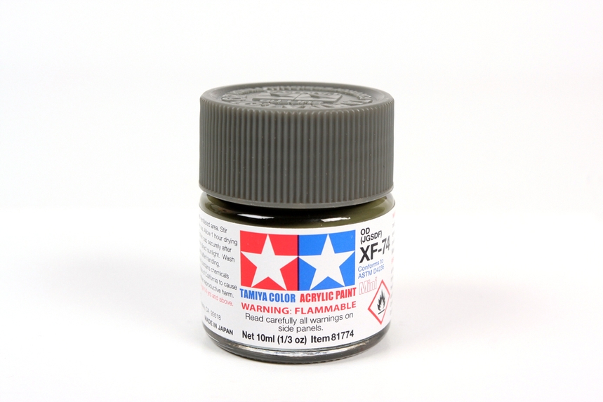 Tamiya Acrylic Mini Xf-74 Olive Drab