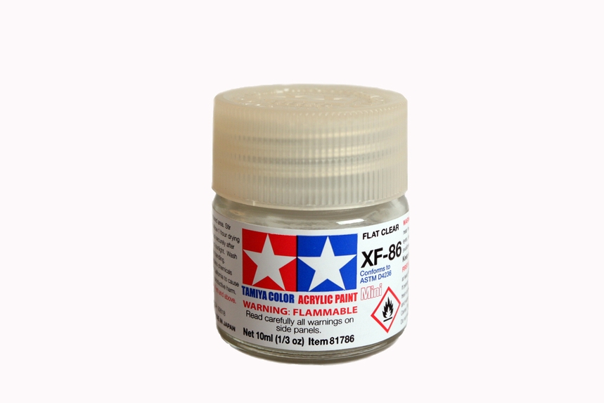 Tamiya Acrylic Mini Xf-86 Flat Clear