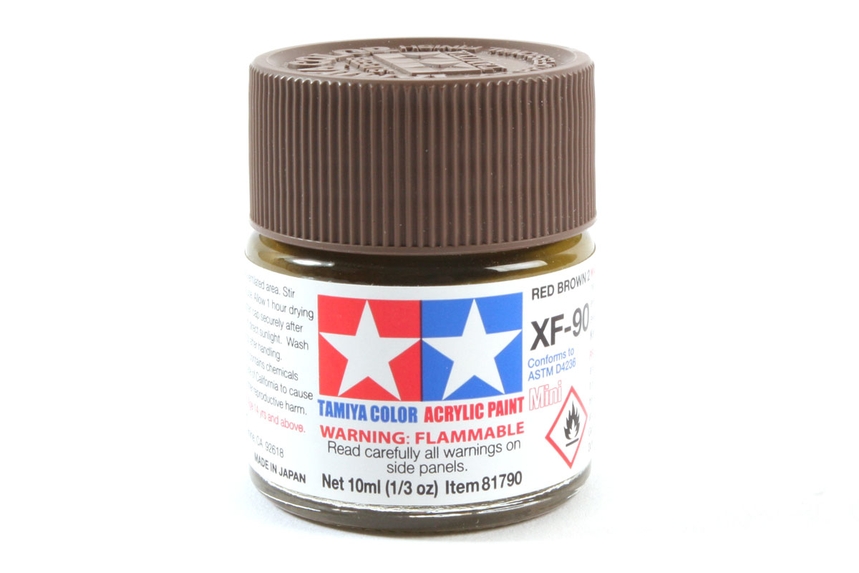 Tamiya Acrylic Mini Xf-90 Red Brown 2
