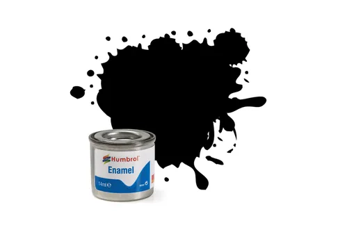 Humbrol Enamel Paint: 33 - Black - Matt – (14ml)