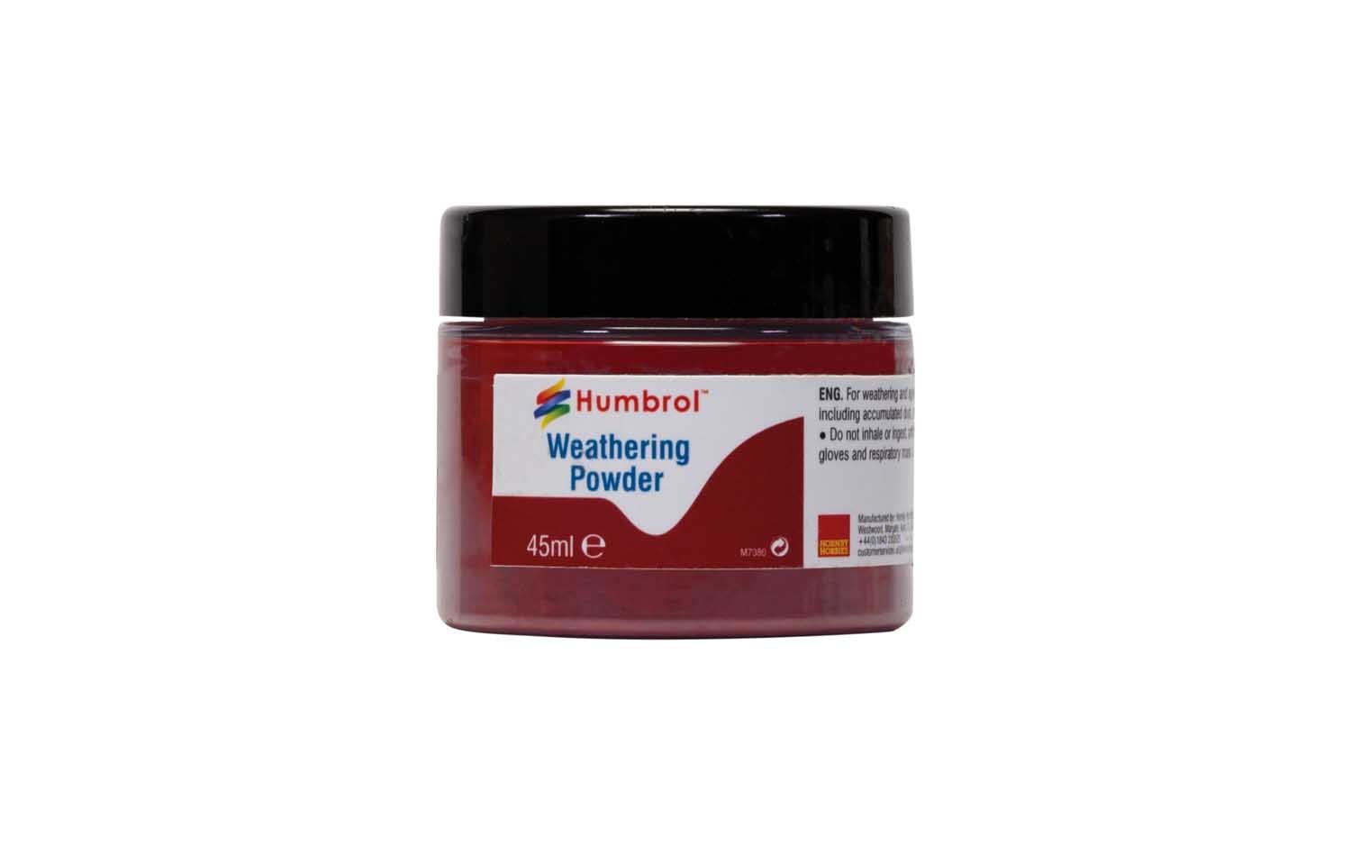 Humbrol Weathering Powder: Iron Oxide - (45ml)
