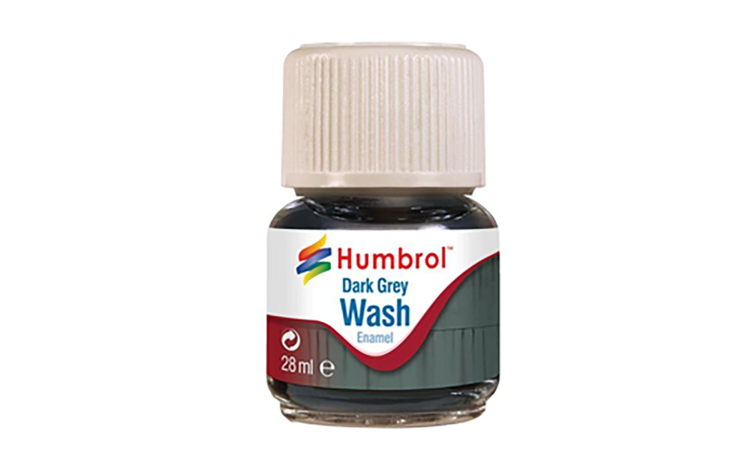 Humbrol Wash: Dark Grey - (28ml)