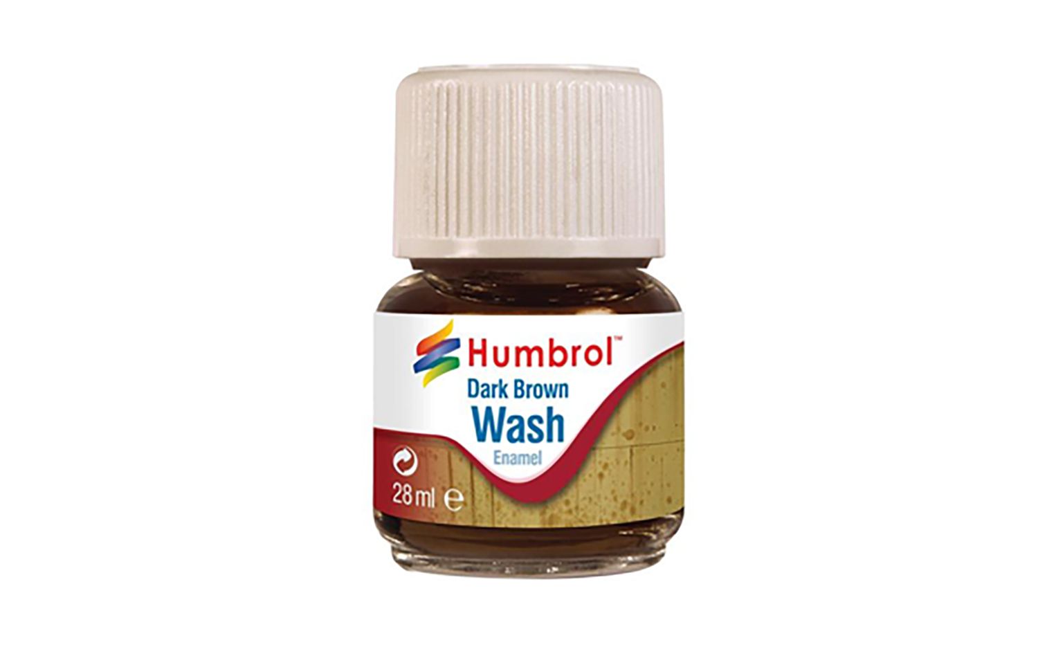 Humbrol Wash: Dark Brown - (28ml)
