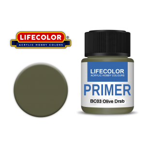 Lifecolor Acrylic Primer - Olive Drab
