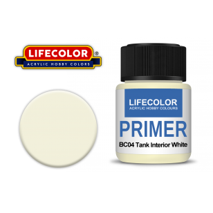 Lifecolor Acrylic Primer - Tank Interior White