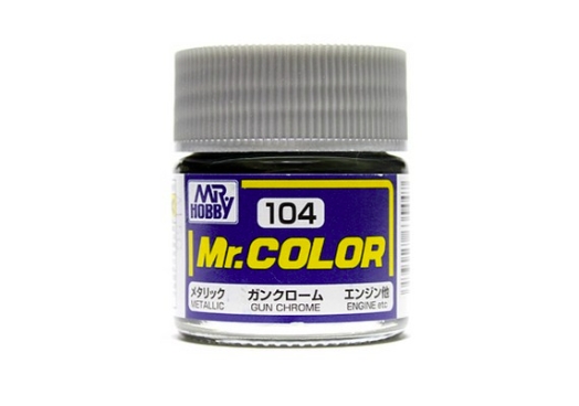 Mr.Color c104 Metallic Gloss Gun Chrome (P)