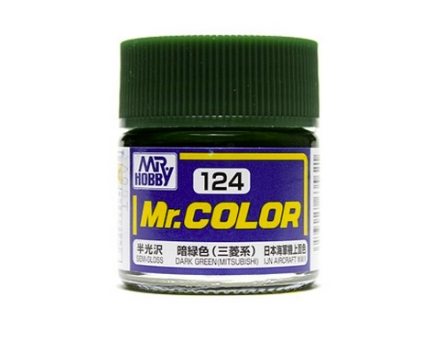 Mr.Color c124 Semi-Gloss Dark Green (Mitsubishi) (A)(J)(II)