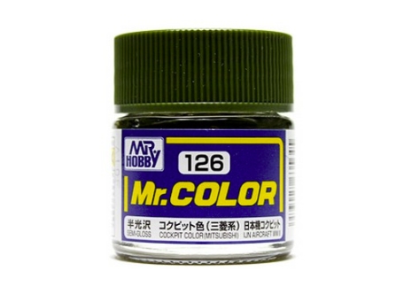 Mr.Color c126 Semi-Gloss Cockpit Color (Mitsubishi)(A)(J)(II)