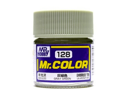 Mr.Color c128 Semi-Gloss Gray Green (A)(J)(II)