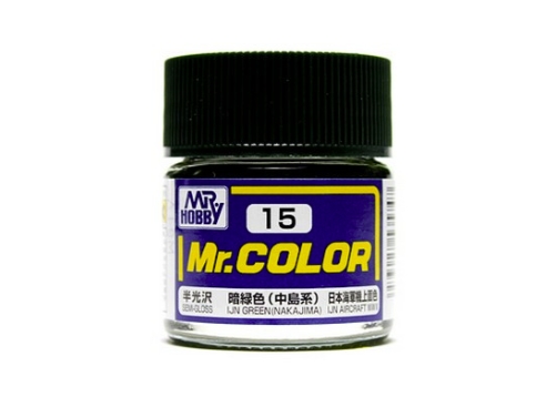 Mr.Color c15 Semi-Gloss IJN Green (Nakajima) (A)(J)(II)
