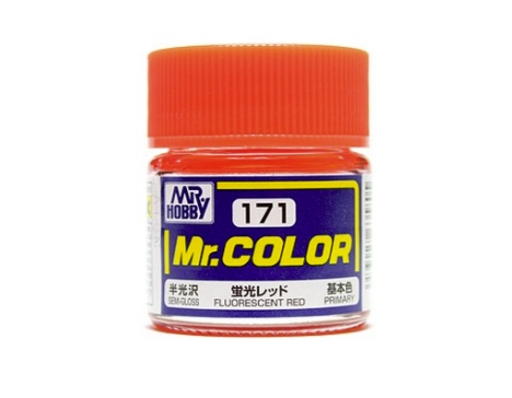 Mr.Color c171 Semi-Gloss Fluorescent Red (P)