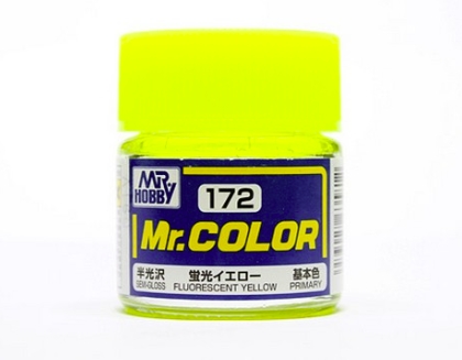 Mr.Color c172 Semi-Gloss Fluorescent Yellow (P)