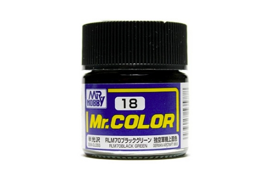 Mr.Color c18 Semi-Gloss Black Green RLM70 (A)(G)(II)