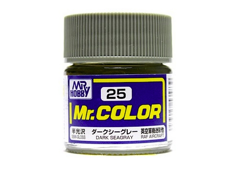 Mr.Color c25 Semi-Gloss Dark Seagray (A)(UK)(II)