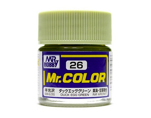 Mr.Color c26 Semi-Gloss Duck Egg Green (A)(UK)(II)