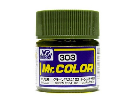 Mr.Color c303 Semi-Gloss Green FS34102 (A)(US)