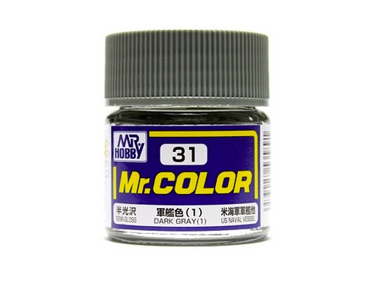 Mr.Color c31 Semi-Gloss Dark Gray (1)(S)(US)(II)
