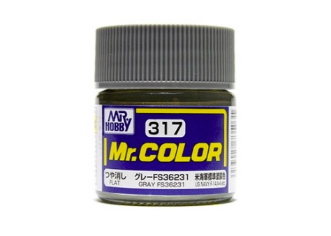 Mr.Color c317 Flat Gray FS36231 (A)(US)