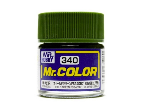 Mr.Color c340 Semi-Gloss Field Green FS34097 (A)(US)