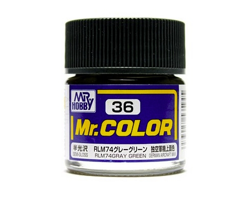 Mr.Color c36 Semi-Gloss Gray Green RLM 74 (A)(G)(II)