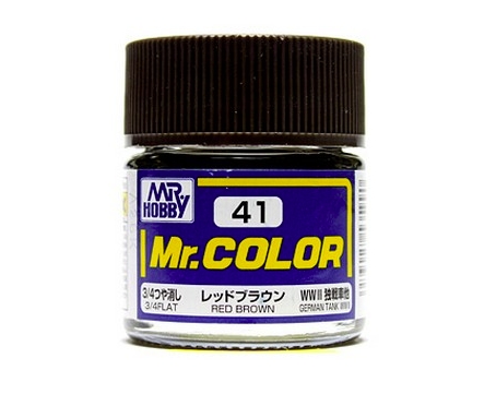 Mr.Color c41 Flat red Brown (T)(G)(II)