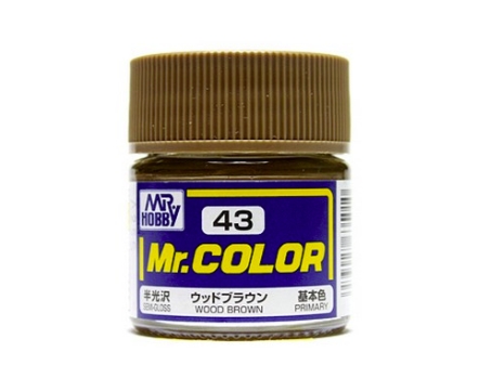 Mr.Color c43 Semi-Gloss Wood Brown (P)