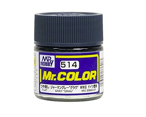 Mr.Color c514 Flat Gray "Grau" (T)(G)