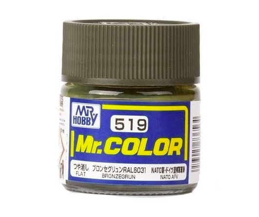 Mr.Color c519 Flat Bronzegrun Ral 6031 (T)(G)