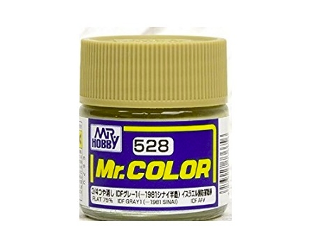 Mr.Color c528 Flat 75% IDF Gray 1 (-1981 Sina)(T)(I)