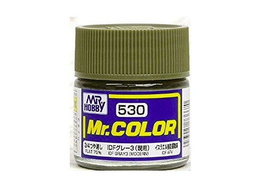 Mr.Color c530 Flat 75% IDF Gray 3 (Modern) (T)(I)