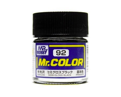 Mr.Color c92 Semi-Gloss Black (P)