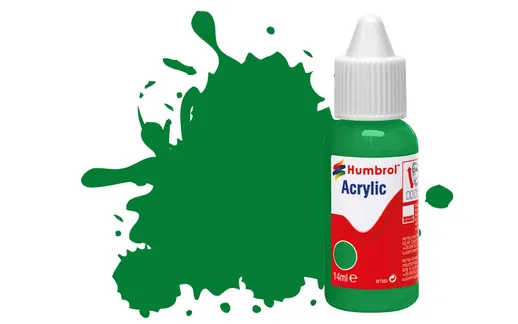 Humbrol Acrylic: 2 - Emerald Green - Gloss - (14ml)