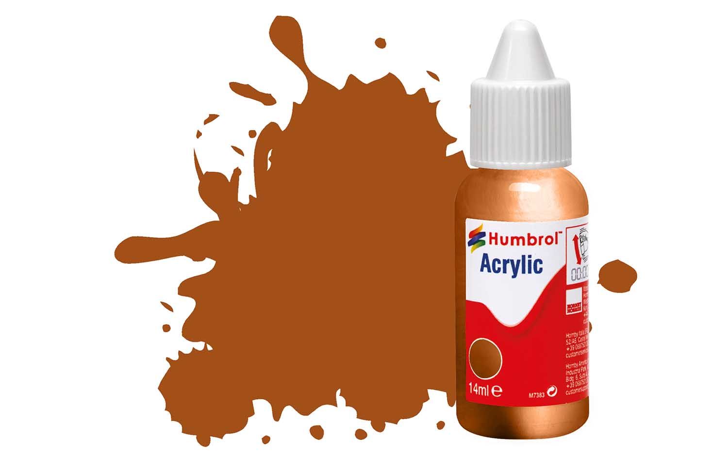 Humbrol Acrylic: 12 - Copper - Metallic – (14ml)