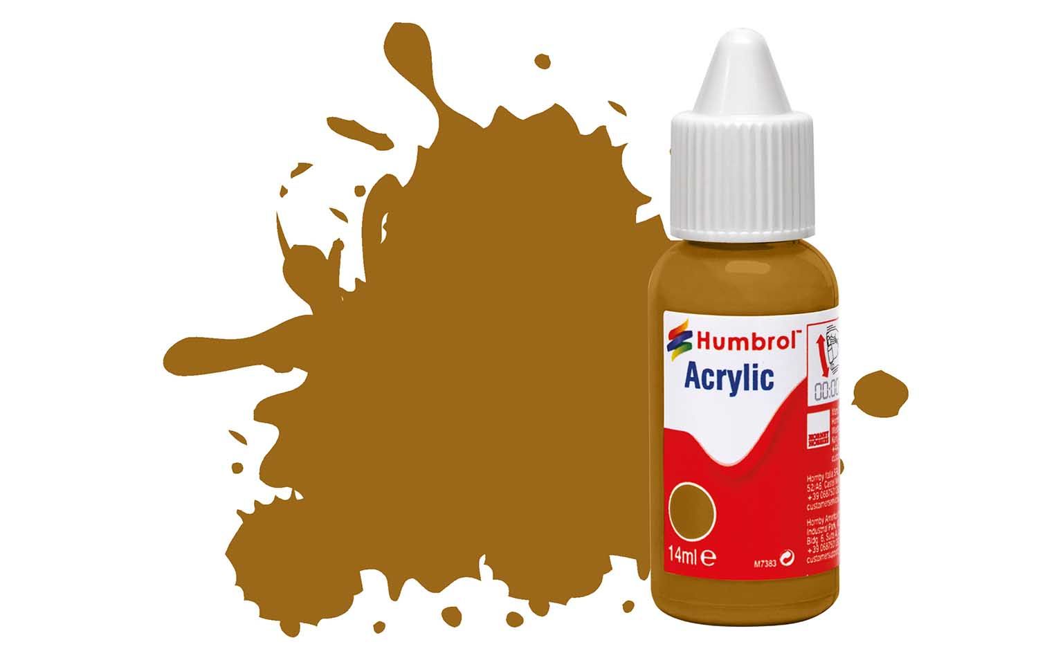 Humbrol Acrylic: 26 - Khaki - Matt – (14ml)