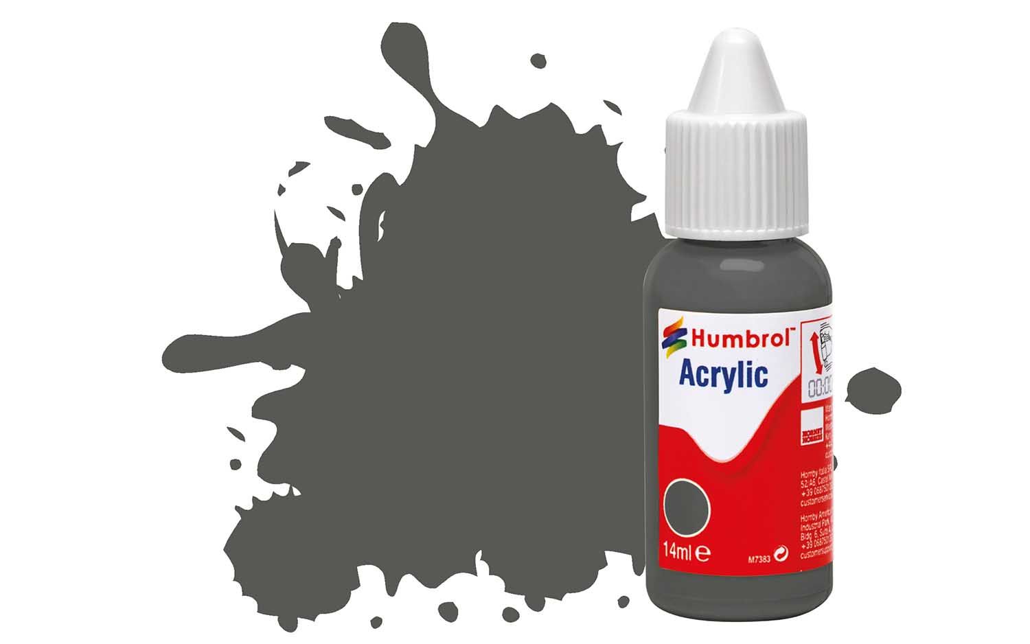 Humbrol Acrylic: 27 - Sea Grey - Matt – (14ml)