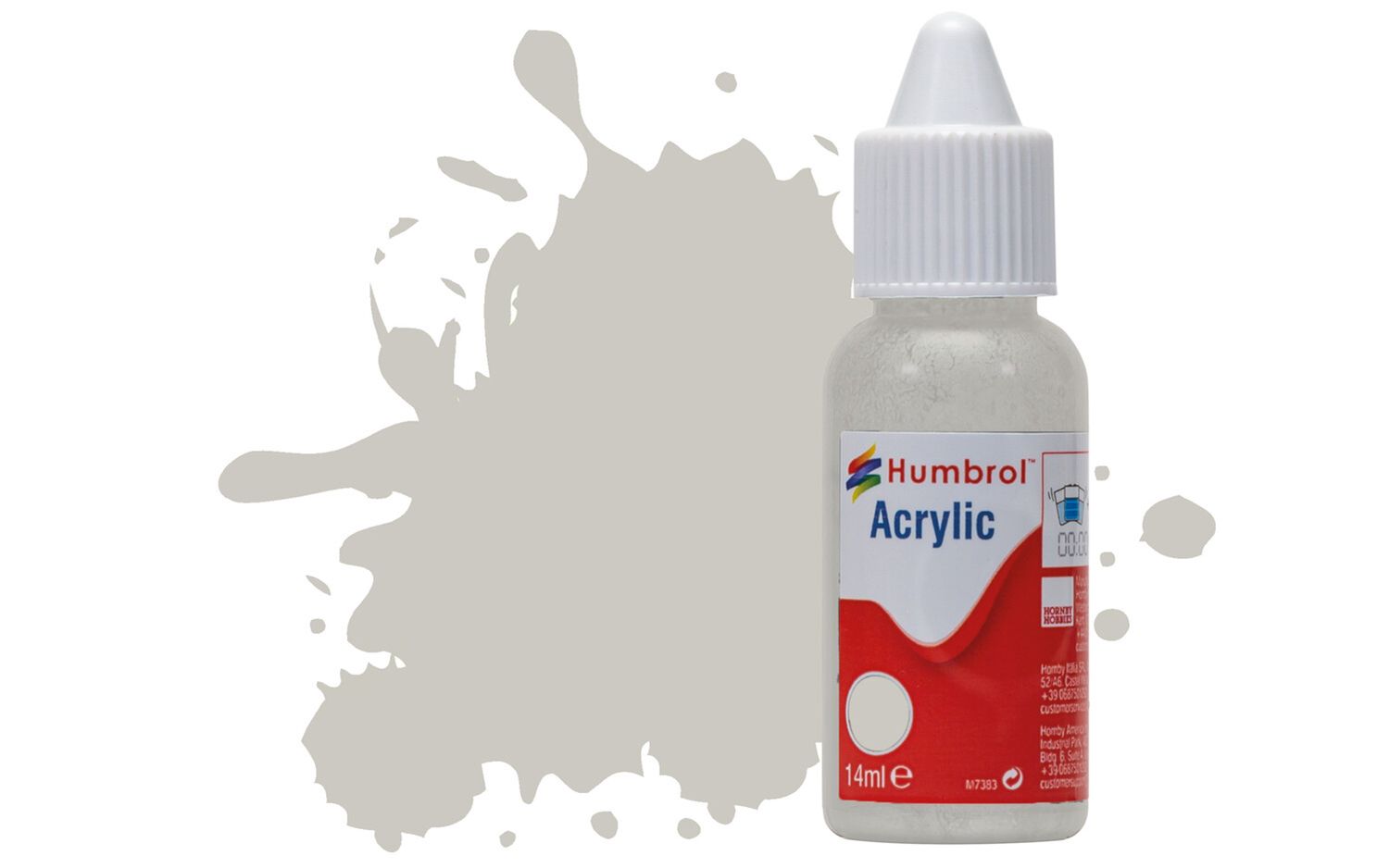 Humbrol Acrylic: 28 - Camouflage Grey - Matt – (14ml)