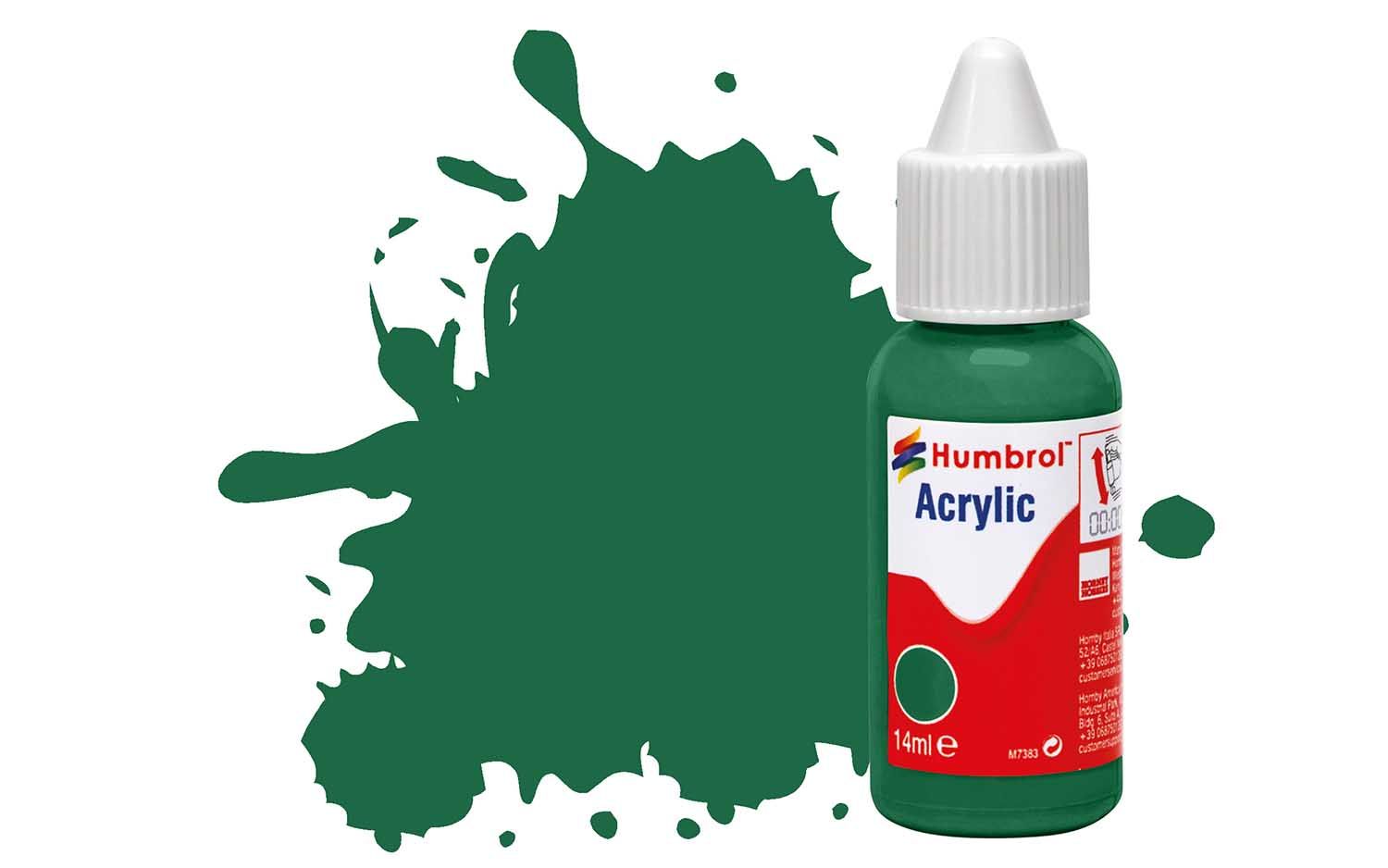 Humbrol Acrylic: 30 - Dark Green - Matt – (14ml)