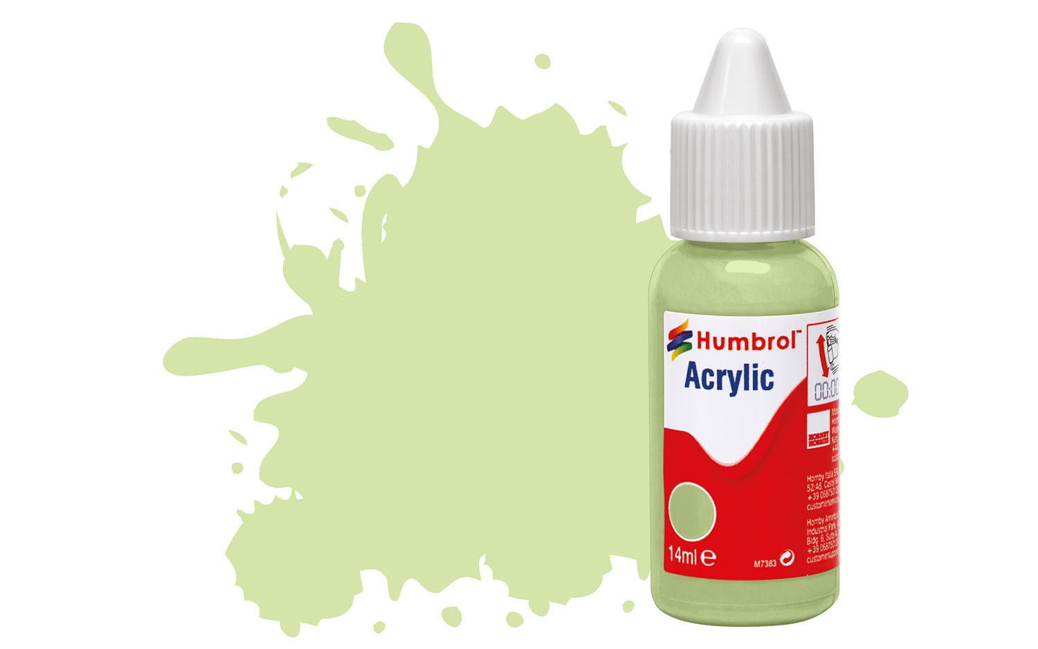 Humbrol Acrylic: 36 - Pastel Green - Matt – (14ml)