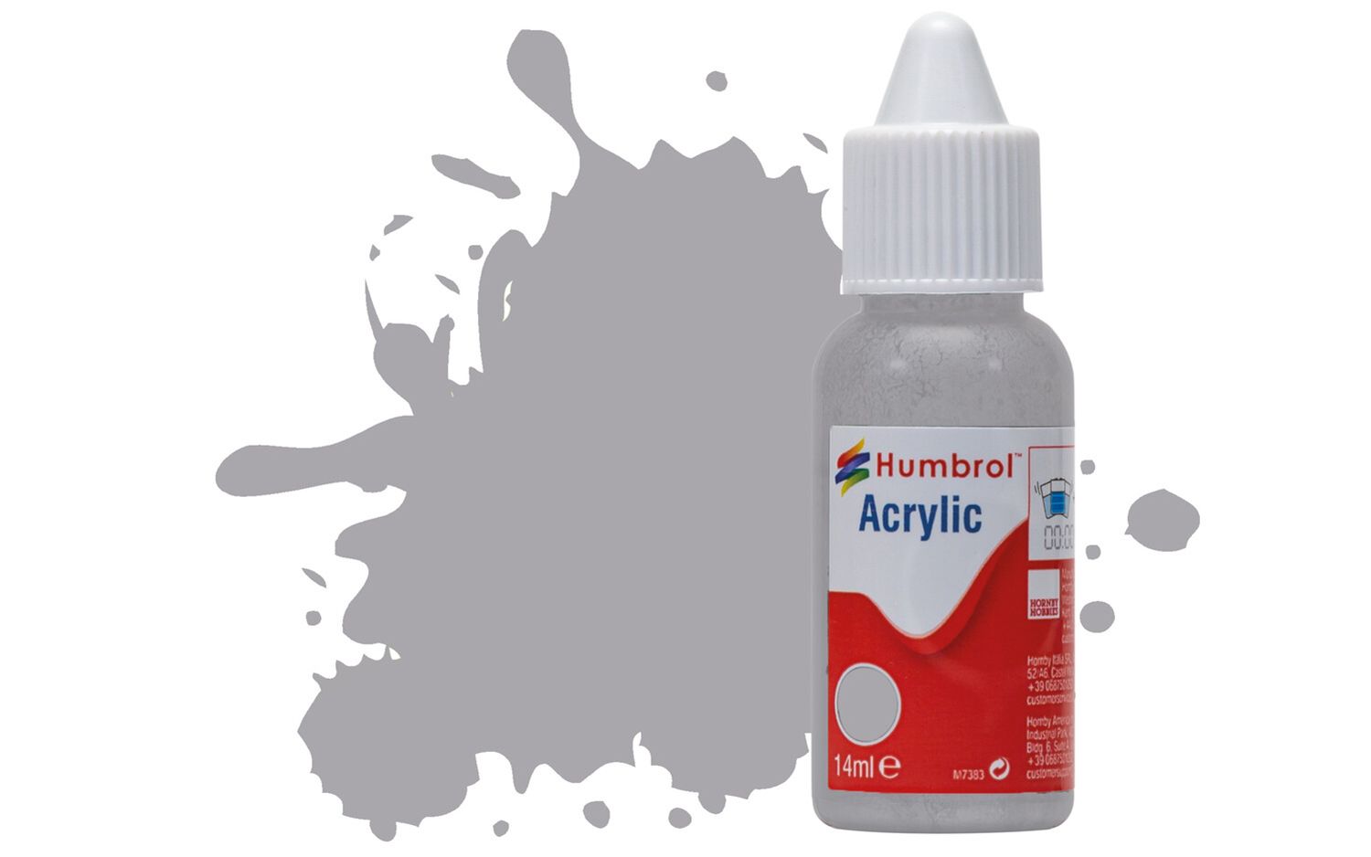 Humbrol Acrylic: 40 - Pale Grey - Gloss – (14ml)
