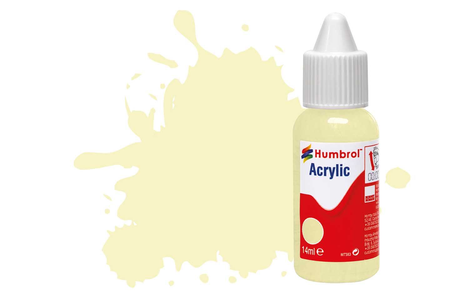 Humbrol Acrylic: 41 - Ivory - Gloss – (14ml)