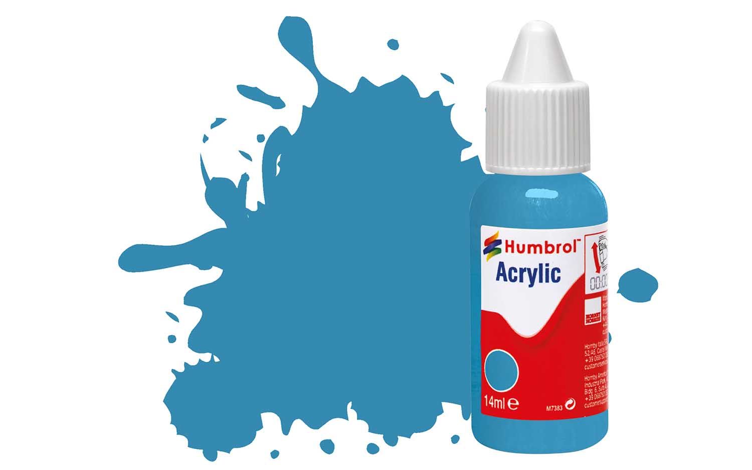 Humbrol Acrylic: 48 - Mediterranean Blue - Gloss – (14ml)