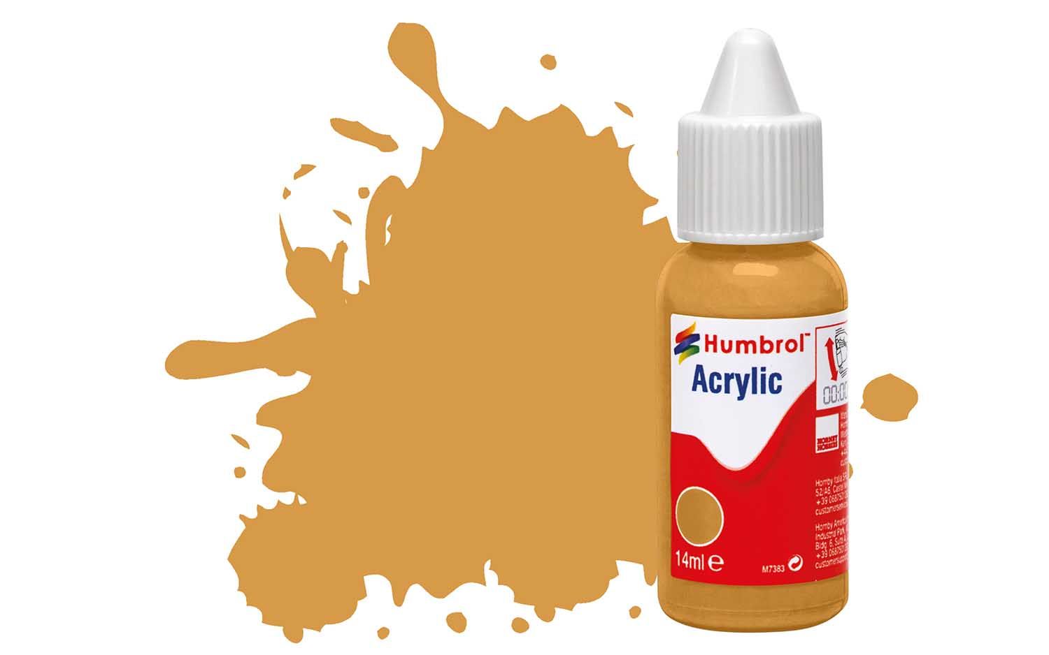 Humbrol Acrylic: 63 - Sand - Matt – (14ml)