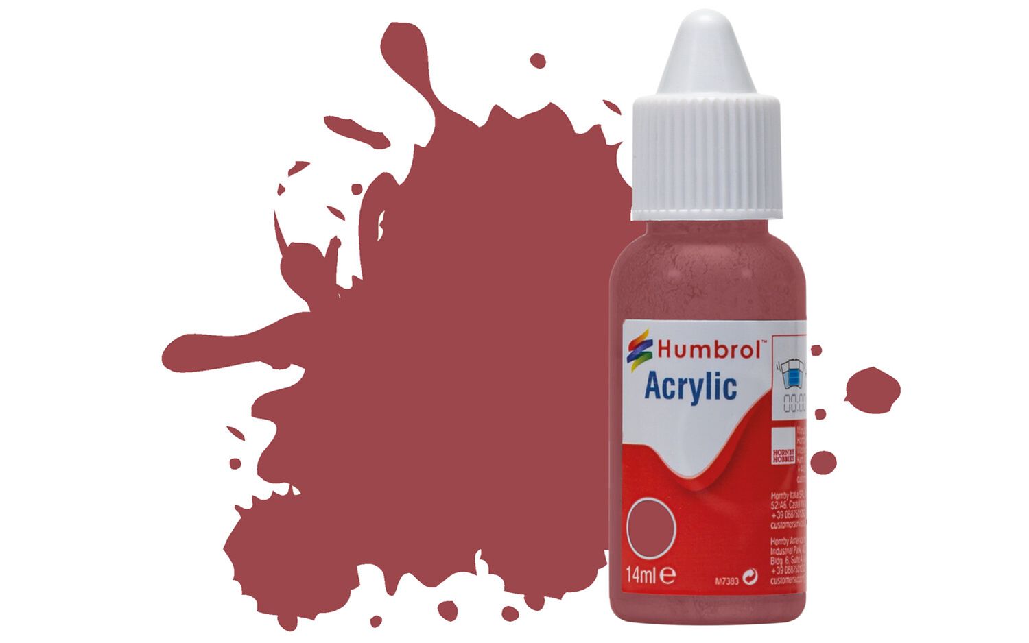 Humbrol Acrylic: 73 - Wine - Matt – (14ml)