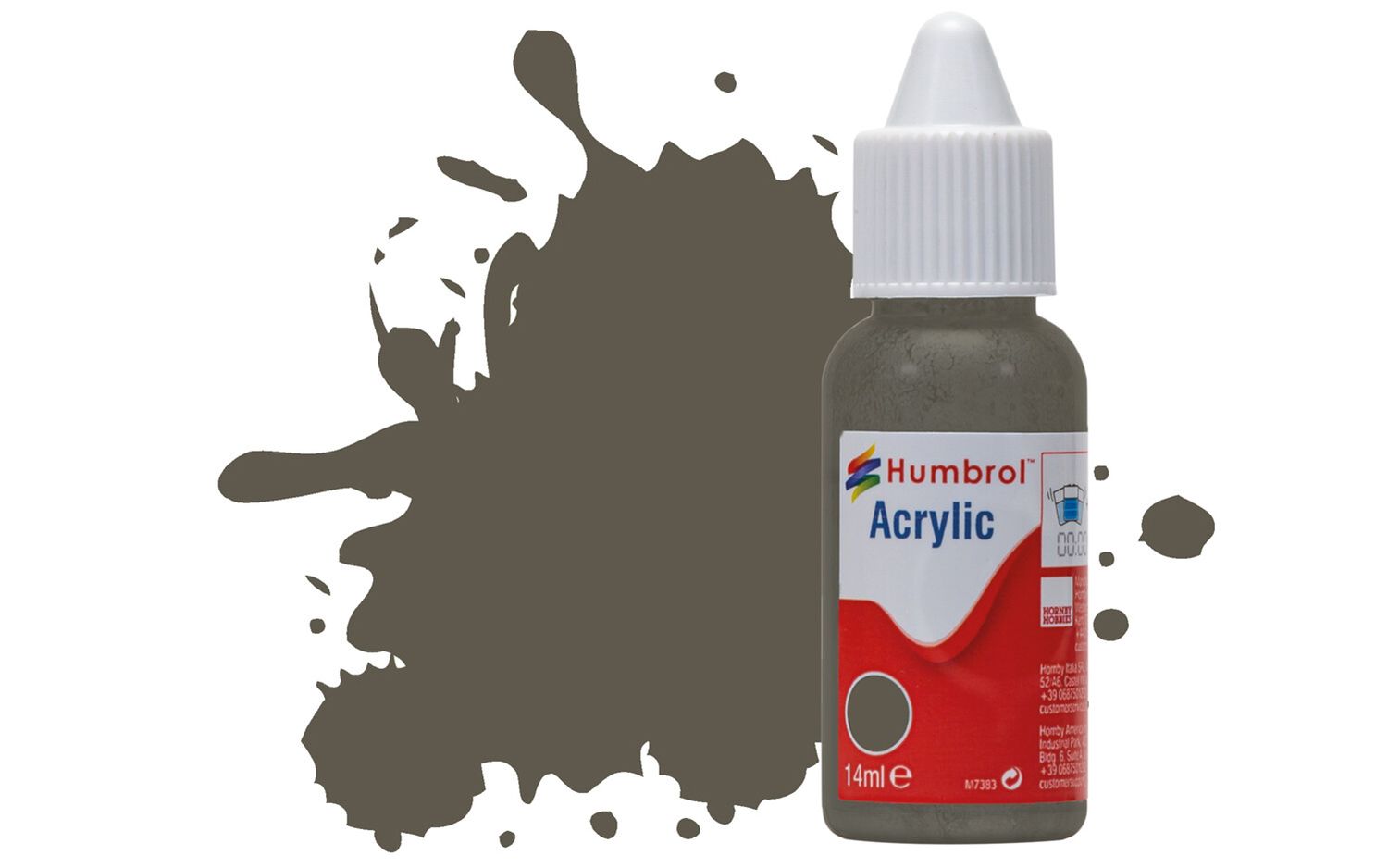 Humbrol Acrylic: 75 - Bronze Green - Matt – (14ml)