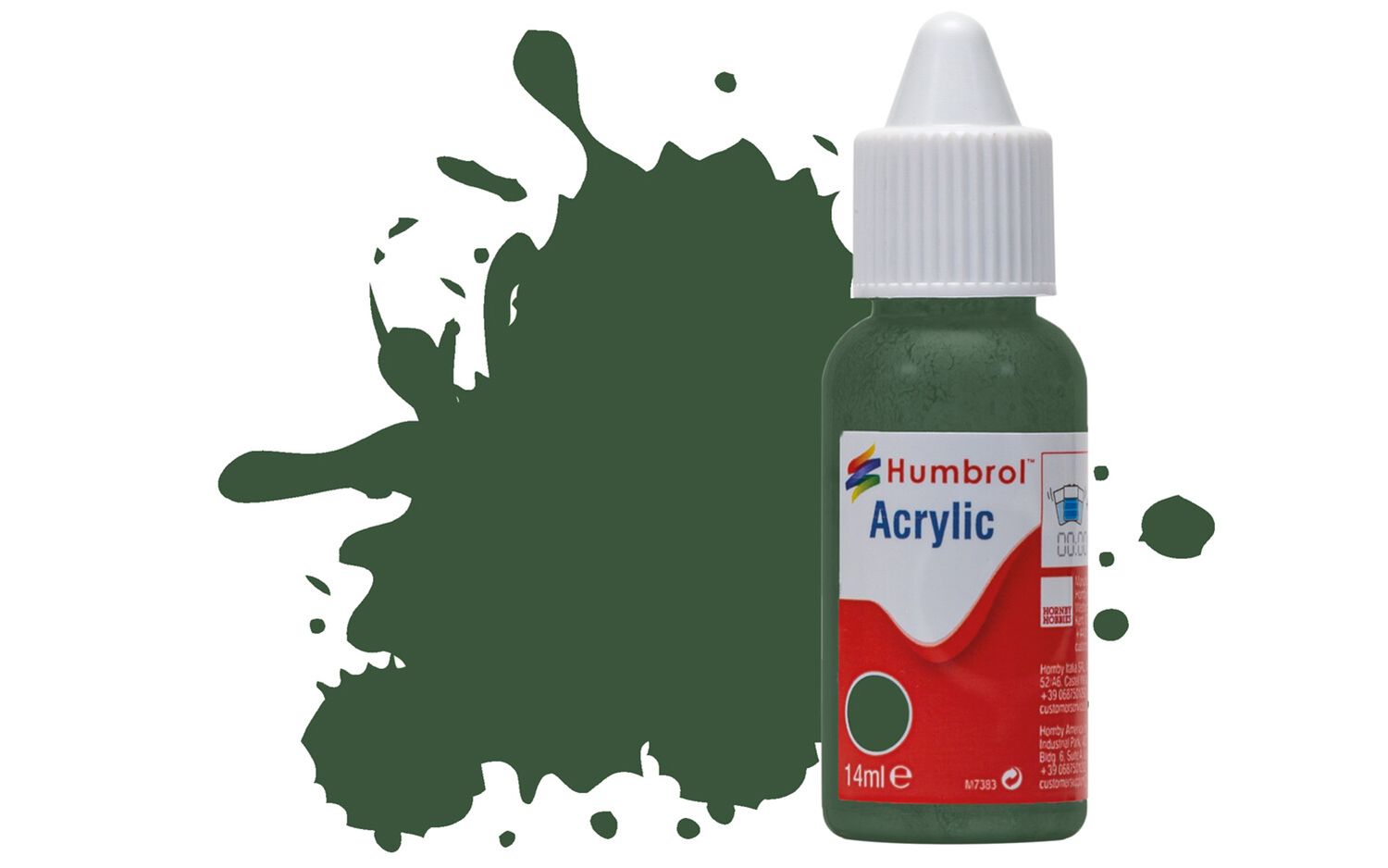 Humbrol Acrylic: 78 - Cockpit Green - Matt – (14ml)